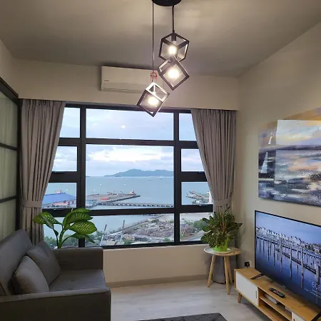 Kota Kinabalu Jesselton Quay Seaview With Washing Machine Apartment Exterior photo